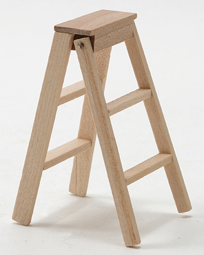 Dollhouse Miniature Step Ladder, 2 Inch